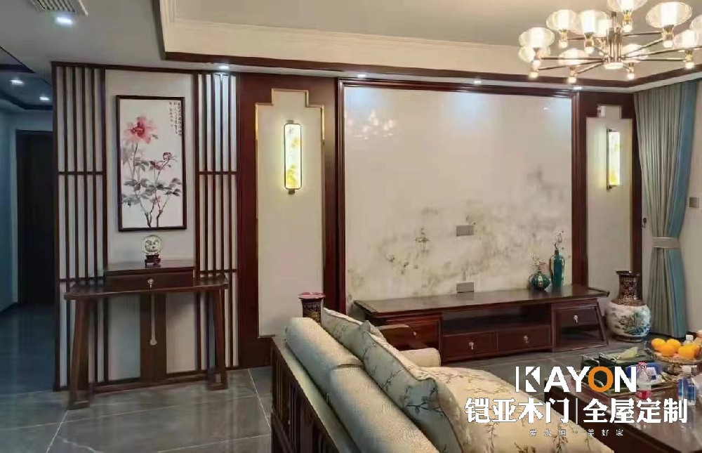 铠亚烤漆中式风格定制案例